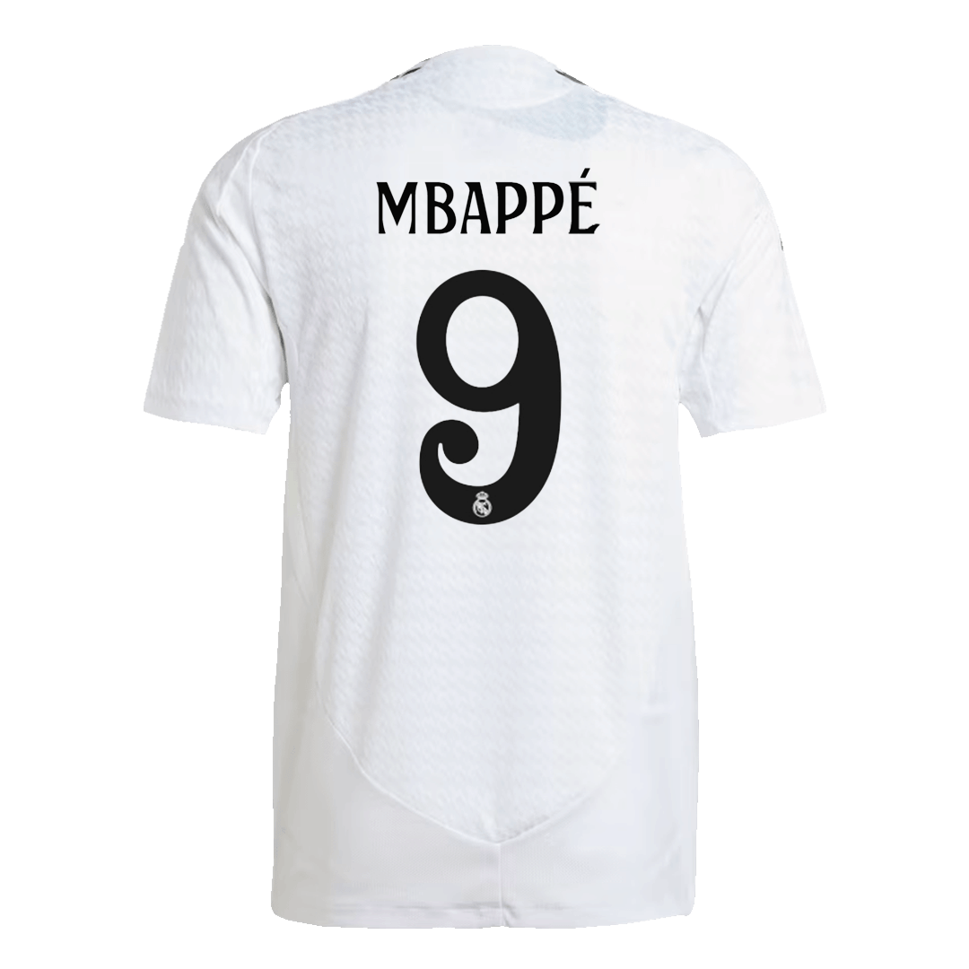 Authentic MBAPPE #9 Soccer Jersey Real Madrid Home Shirt 2024/25