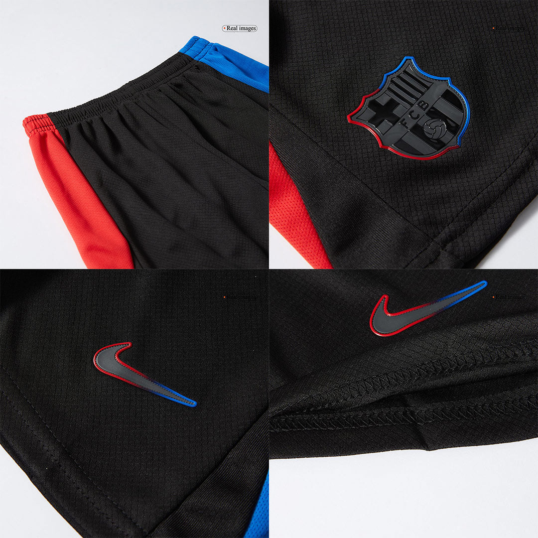 Gift-Kids Barcelona Custom Away Soccer Kits 2024/25 - Spotify Logo Without Text