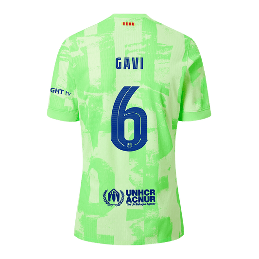 Authentic GAVI #6 Soccer Jersey Barcelona Third Away Shirt 2024/25 UCL