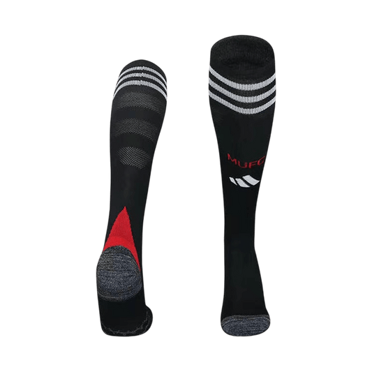 Manchester United Home Soccer Socks 2025/26 Kids