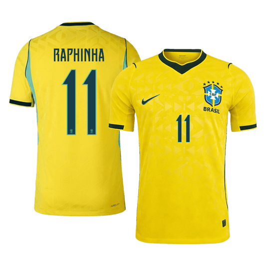 RAPHINHA #11 Brazil Home Player Version Jersey World Cup 2026