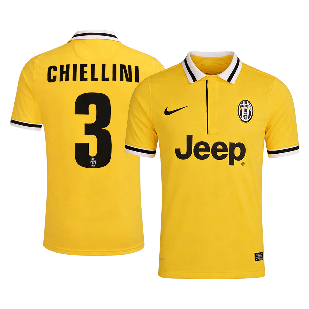Retro Soccer Jersey CHIELLINI #3 Juventus Away 2013/14