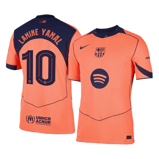 LAMINE YAMAL #10 Barcelona Third Away Authentic Soccer Jersey 2025/26 - UCL