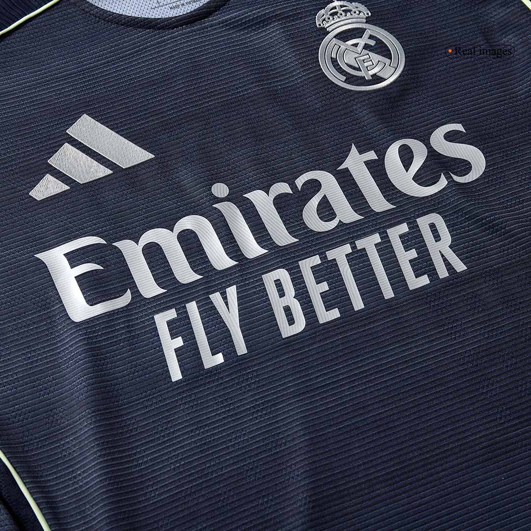 BELLINGHAM #5 Real Madrid Away Authentic Soccer Jersey 2025/26
