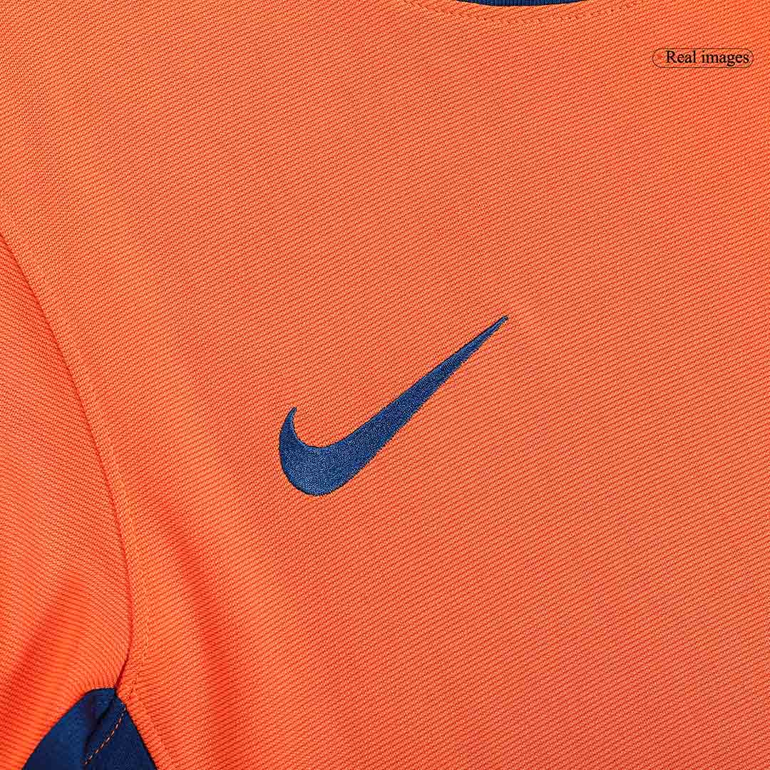 Netherlands Soccer Jersey Home Custom Shirt 2024