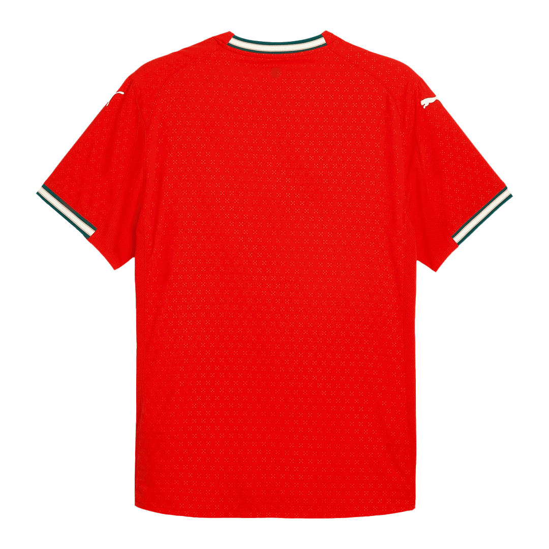 Camiseta de fútbol local auténtica de Portugal 2025, roja