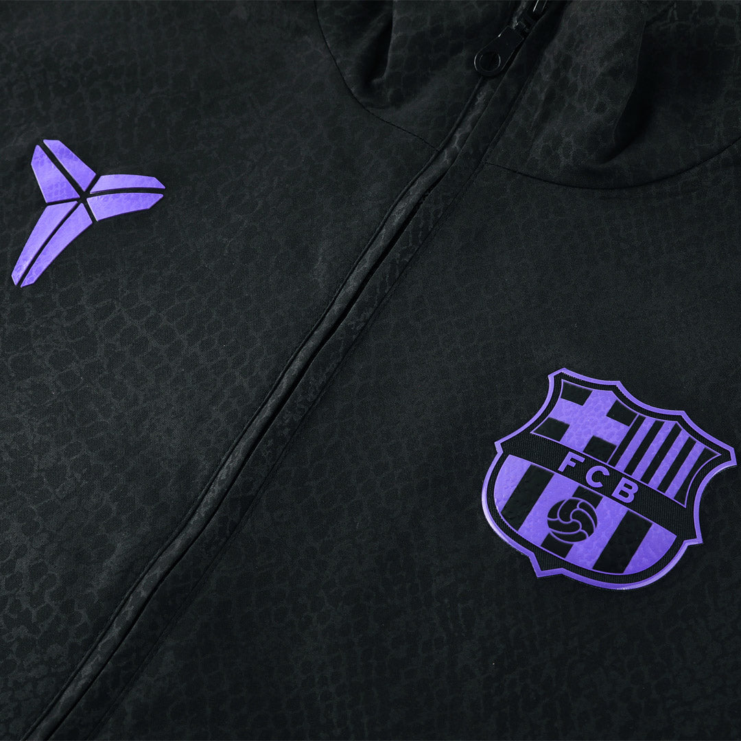 Barcelona Windbreaker Jacket 2025/26 - Black