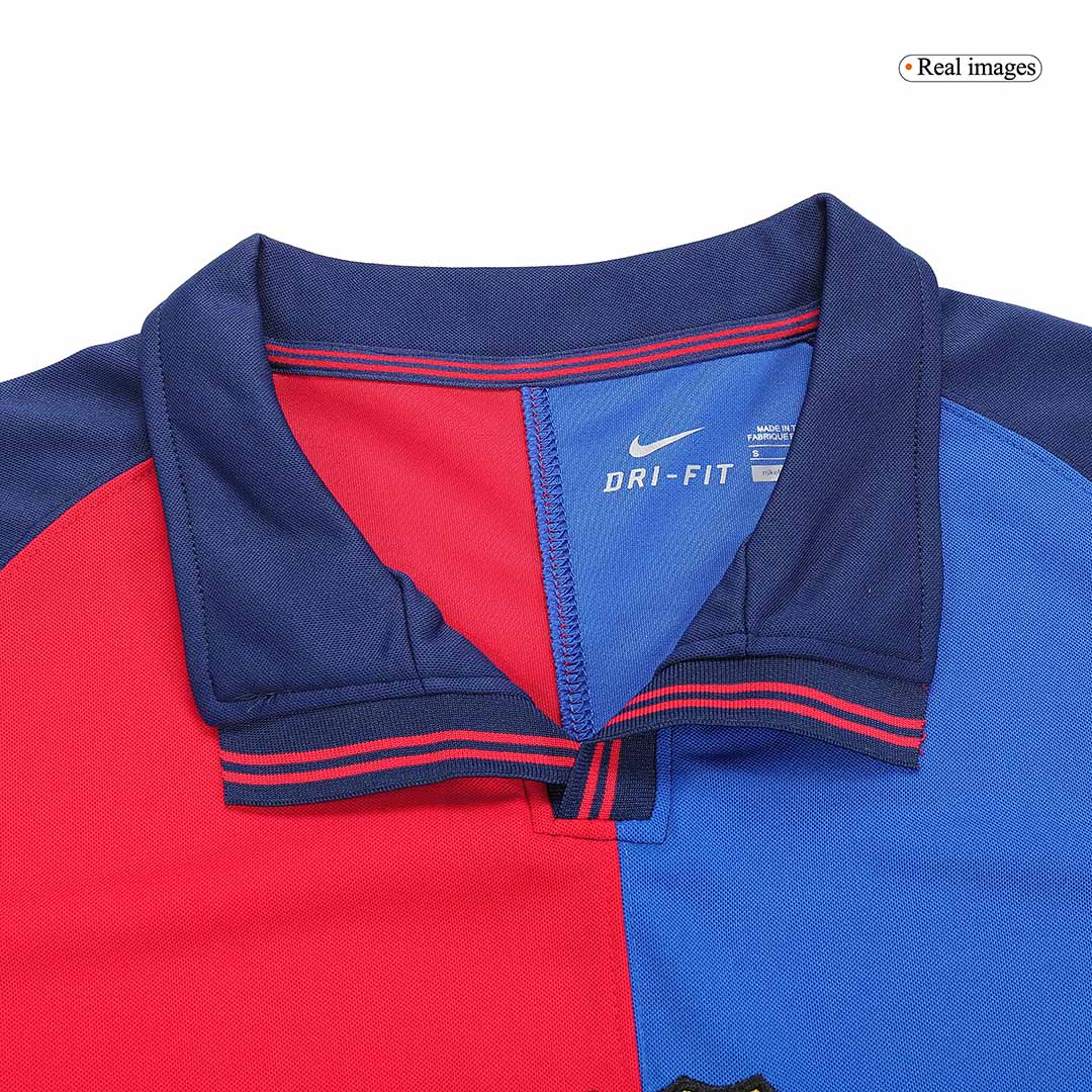 Retro Soccer Jersey Barcelona Home Long Sleeve 1999/00