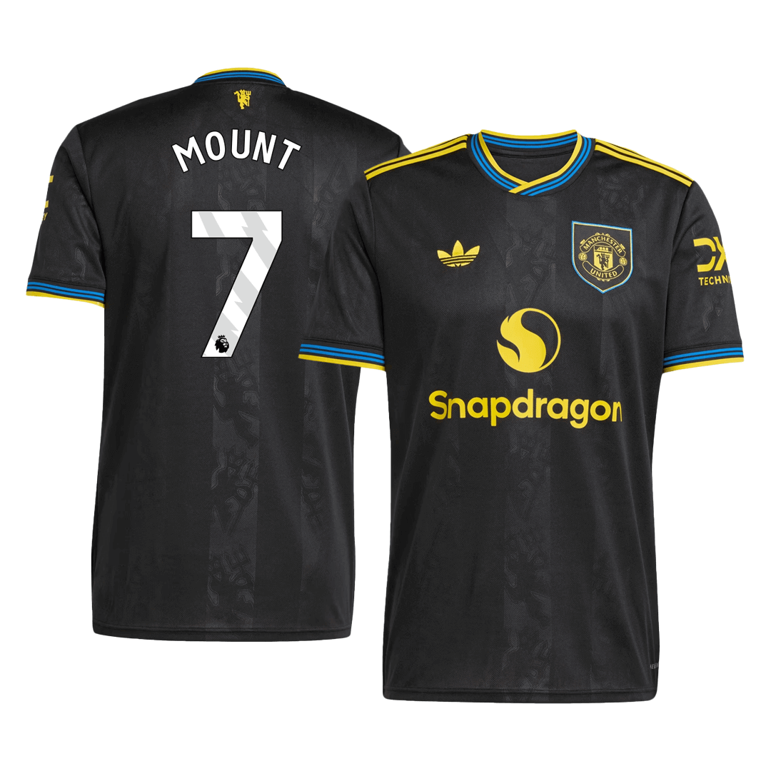 MOUNT #7 Manchester United Third Away Soccer Jersey 2025/26