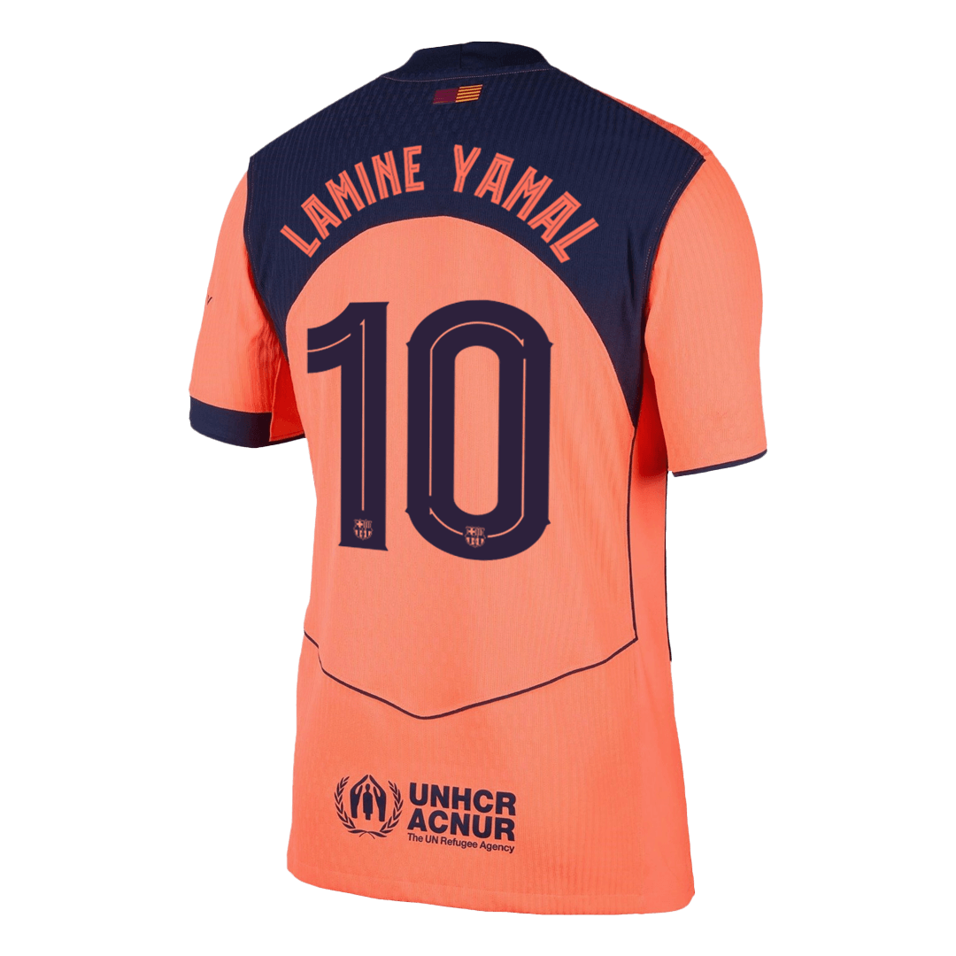 LAMINE YAMAL #10 Barcelona Third Away Authentic Soccer Jersey 2025/26 - UCL