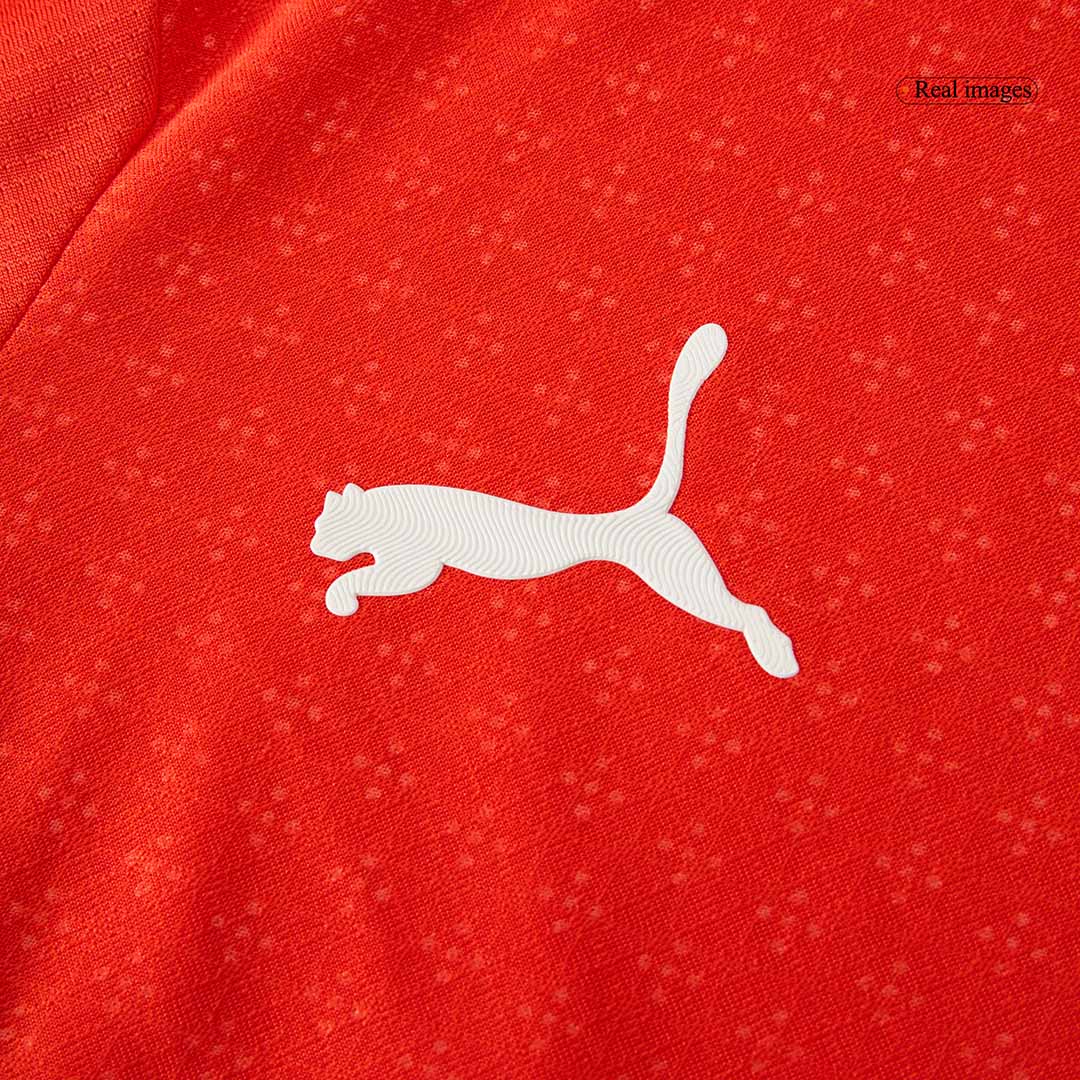 Camiseta de fútbol local auténtica de Portugal 2025, roja