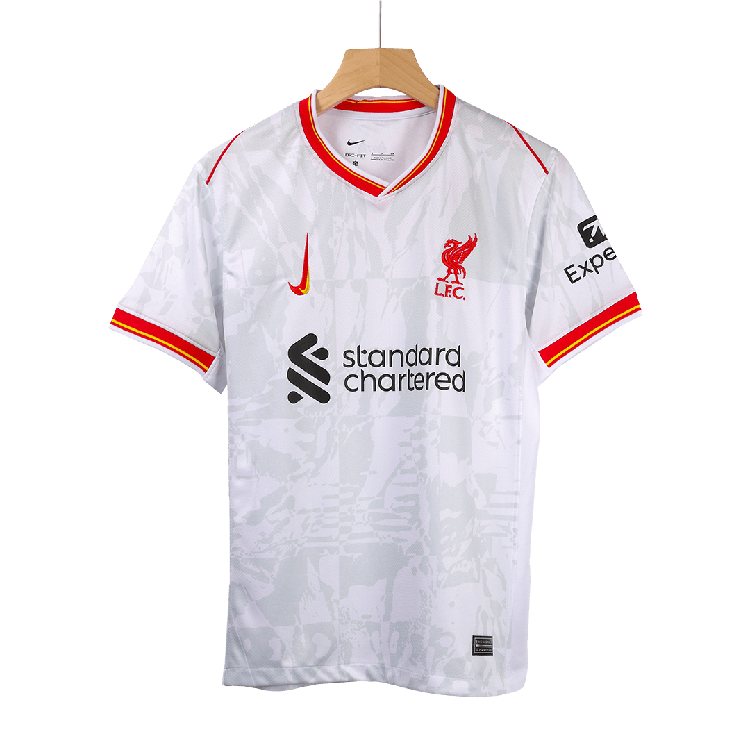 VIRGIL #4 Liverpool Soccer Jersey Third Away Custom Shirt 2024/25