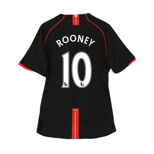 Retro Jersey ROONEY #10 Manchester United Retro Jersey Away Soccer Shirt 2007/08