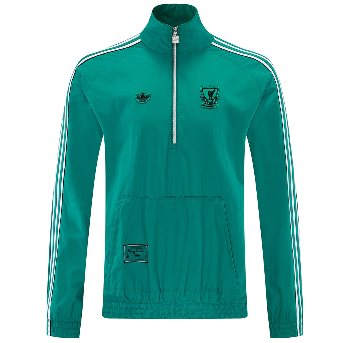 Liverpool 1/2 Zipper Windbreaker Jacket Green 2026