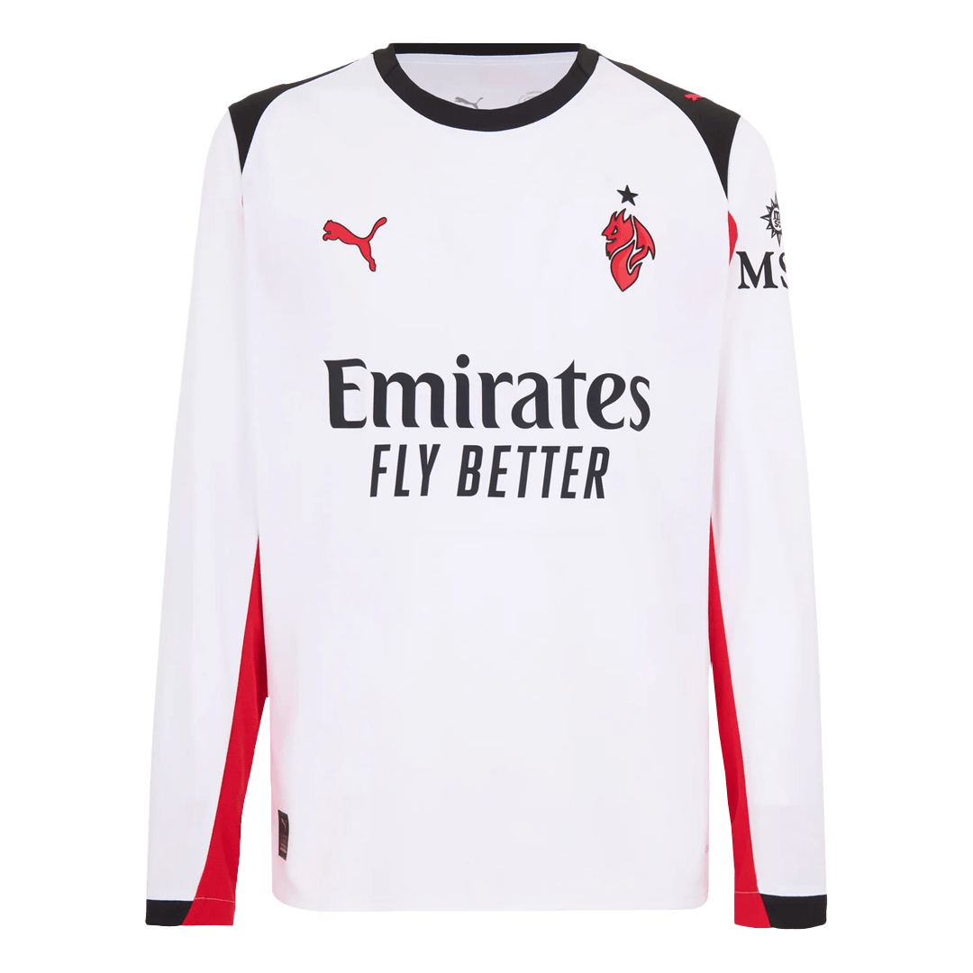 AC Milan Away Long Sleeve Soccer Jersey 2025/26