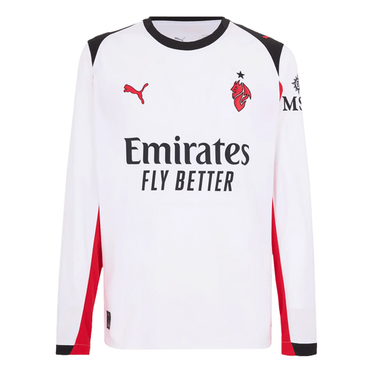 AC Milan Away Long Sleeve Soccer Jersey 2025/26