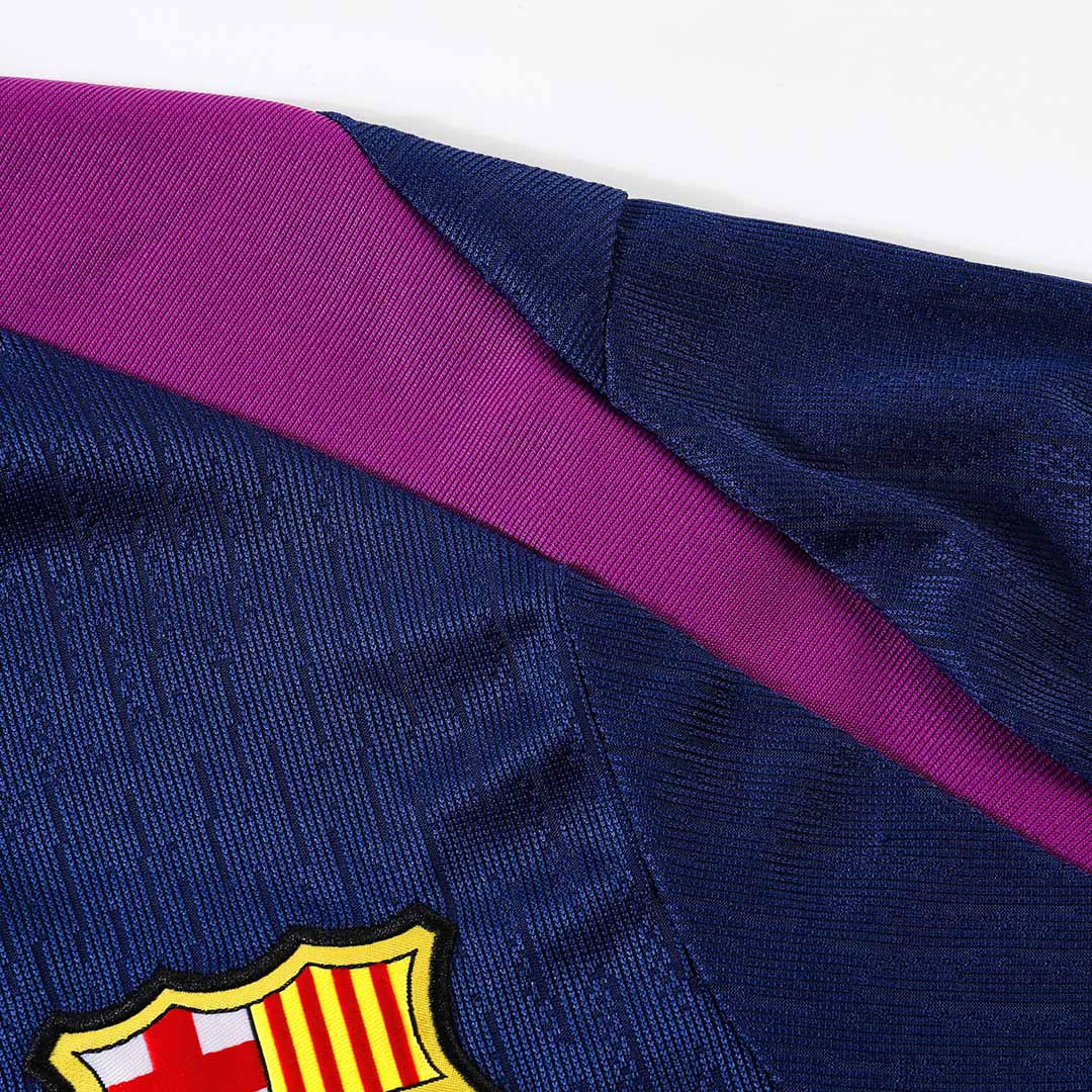 Barcelona 1/4 Zip Tracksuit 2025/26 Kids Navy