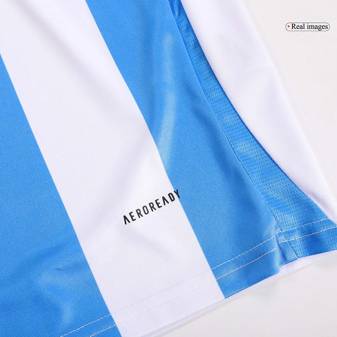 Kid's Argentina Home Soccer Jersey Kit(Jersey+Shorts) Copa America 2024