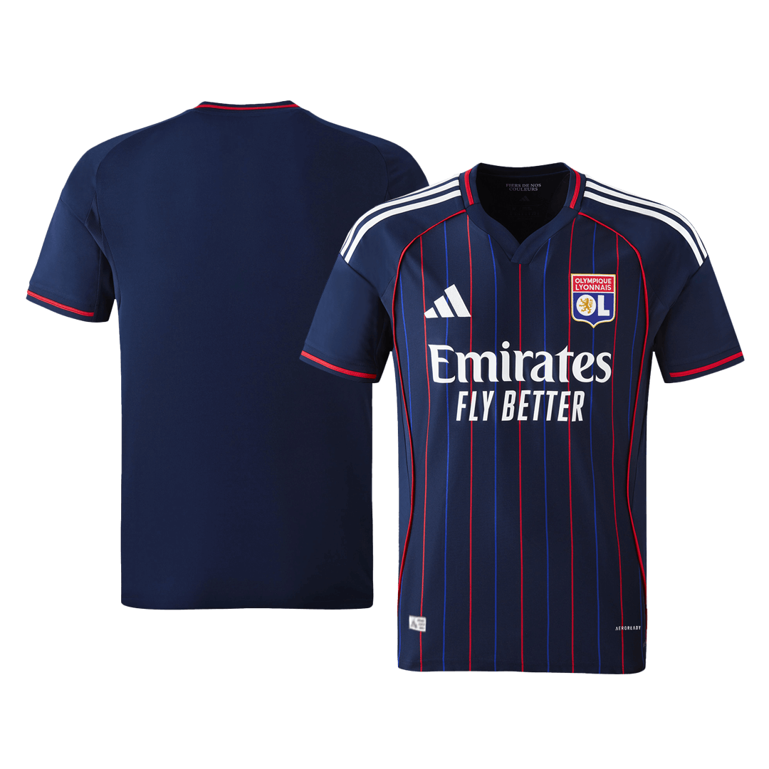 Olympique Lyonnais Away Authentic Soccer Jersey 2025/26