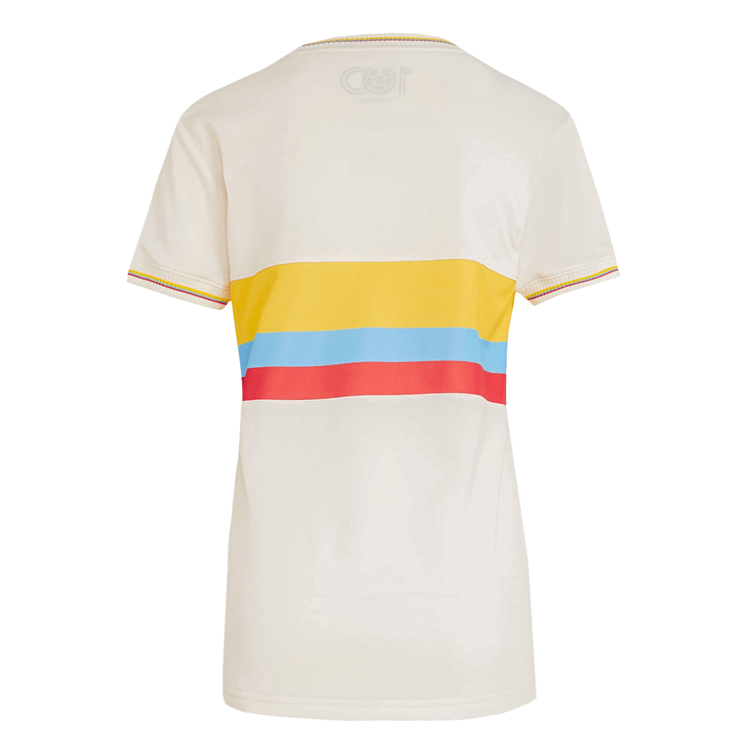Colombia Soccer Jersey Women's Custom Shirt 2024 100th Anniversary