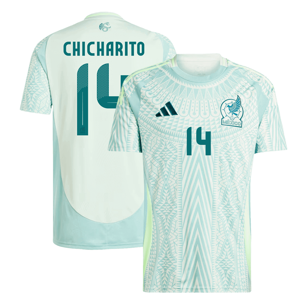 CHICHARITO #14 Mexico Soccer Jersey Away Custom Shirt 2024