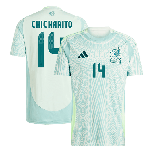 CHICHARITO #14 Mexico Soccer Jersey Away Custom Shirt 2024