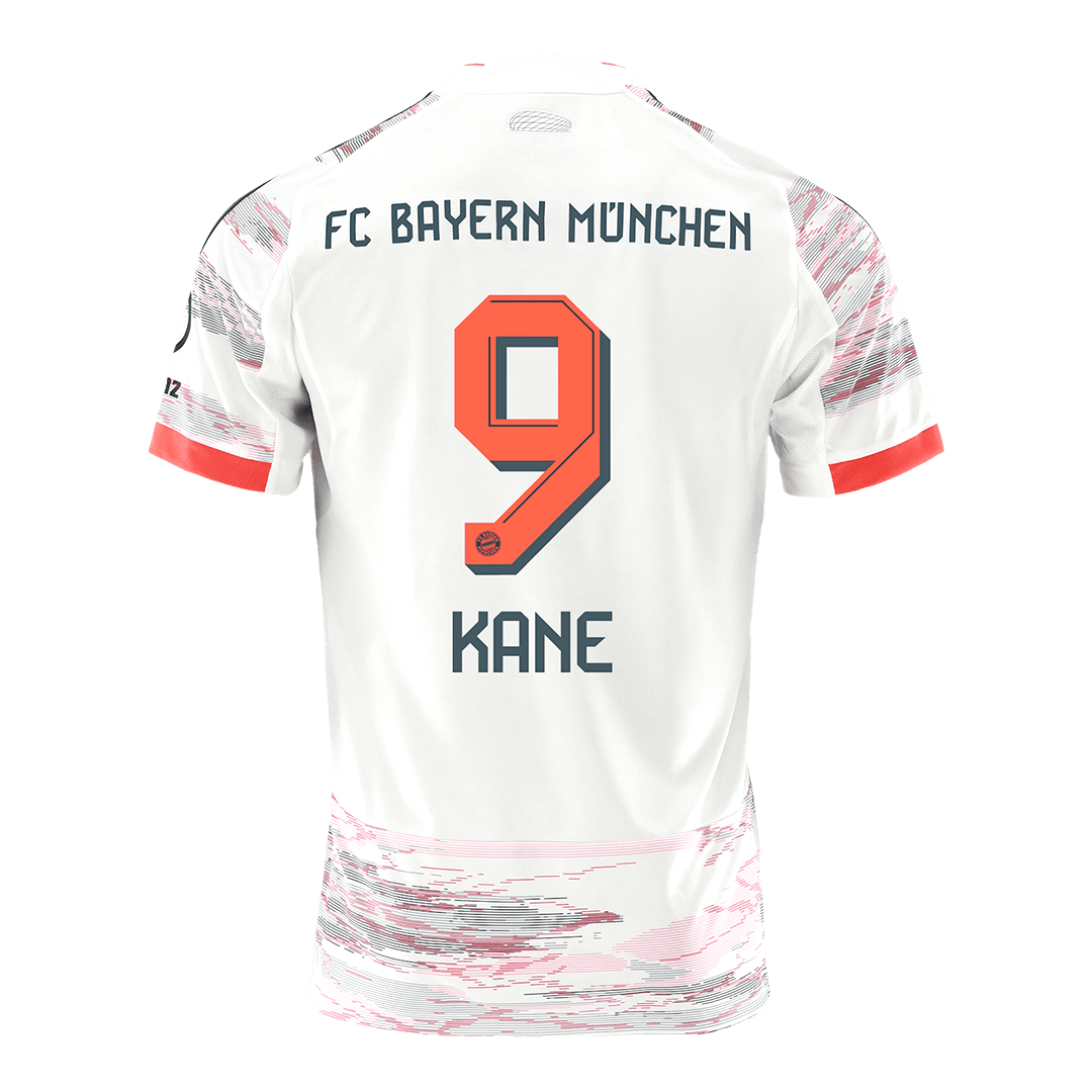 KANE #9 Bayern Munich Away Soccer Jersey 2025/26 White