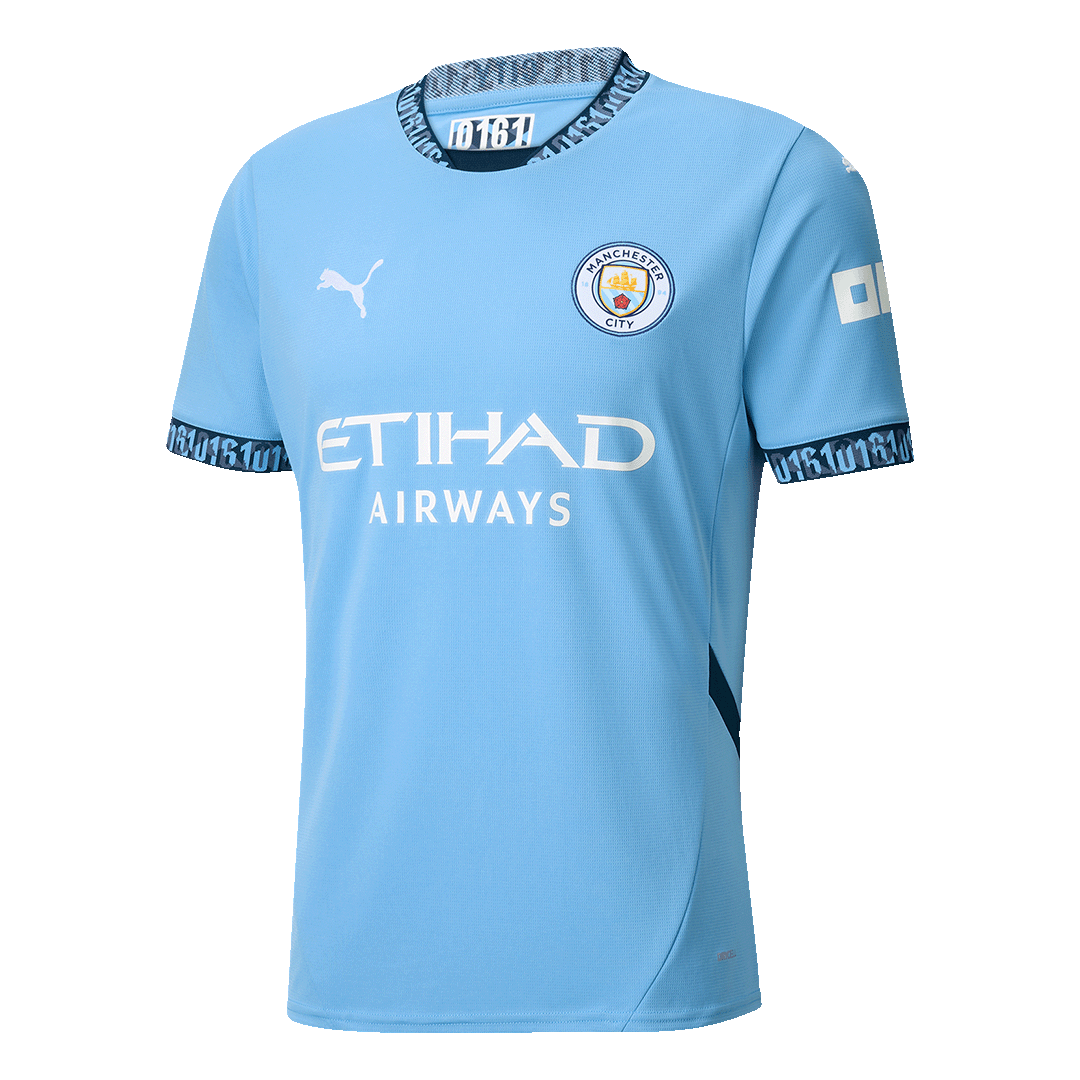 RODRIGO #16 Manchester City Home soccer jersey 2024/25 - UCL