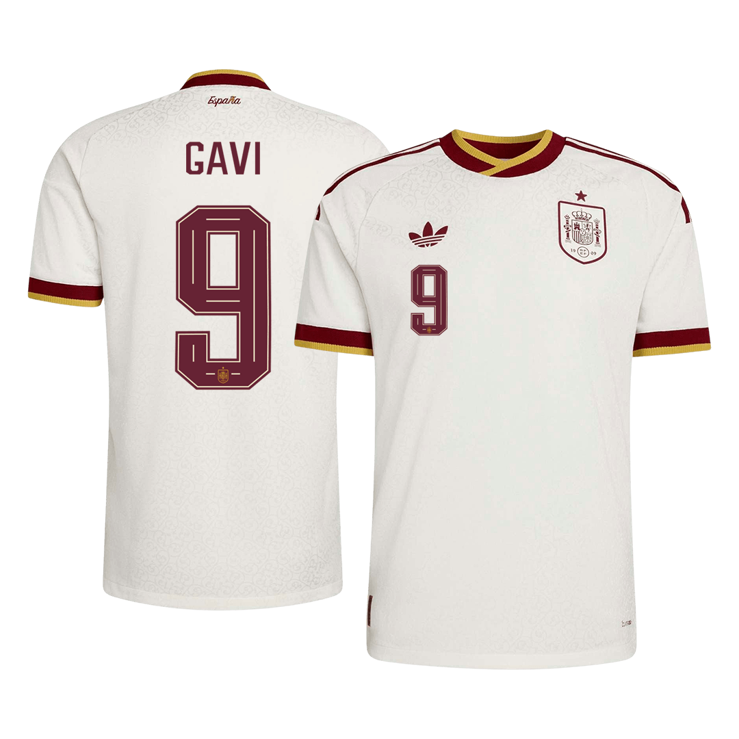 GAVI #9 Spain Away Player Version Jersey World Cup 2026