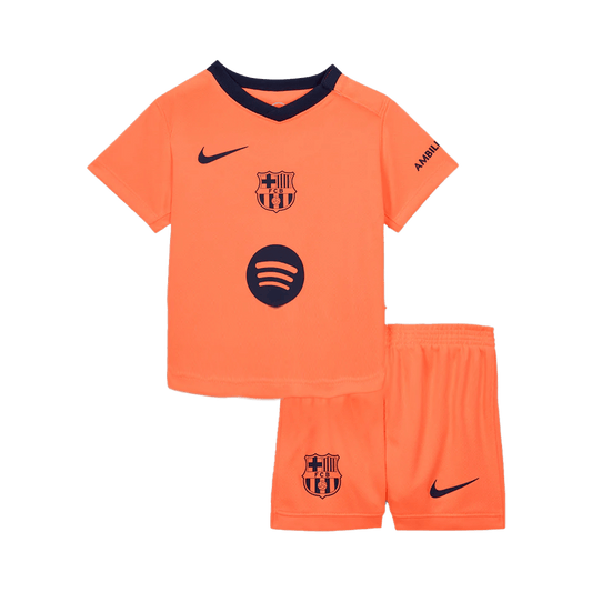 Barcelona Third Away Kids Soccer Jerseys Kit 2025/26