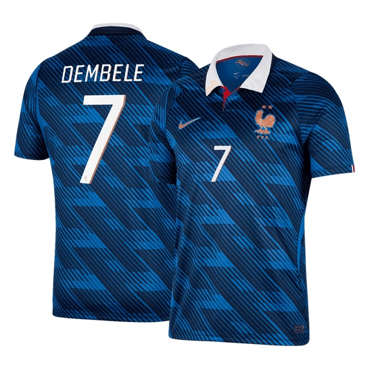 DEMBELE #7 France Home Soccer Jersey World Cup 2026