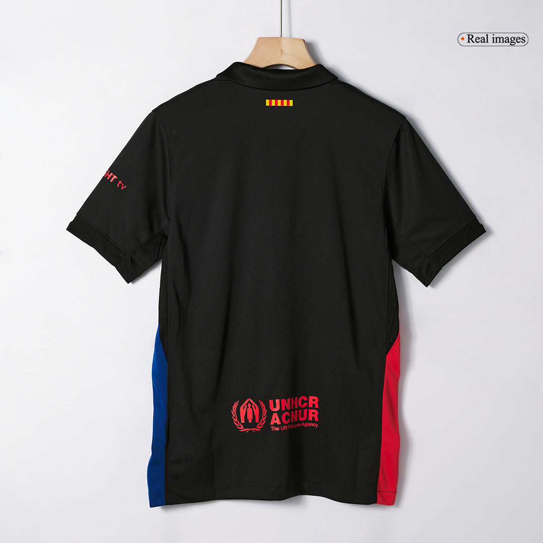 Barcelona Away Soccer Jersey Kit(Jersey+Shorts) 2024/25