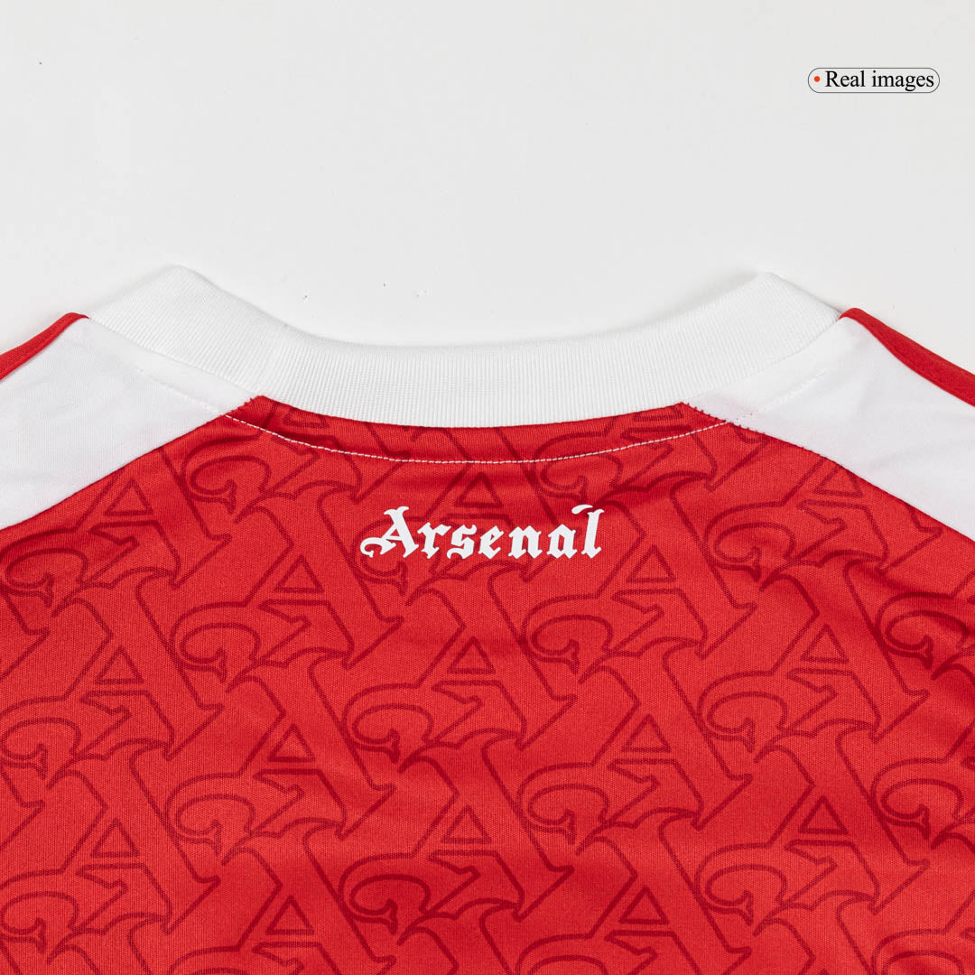 SALIBA #2 Arsenal Home Soccer Jersey 2025/26