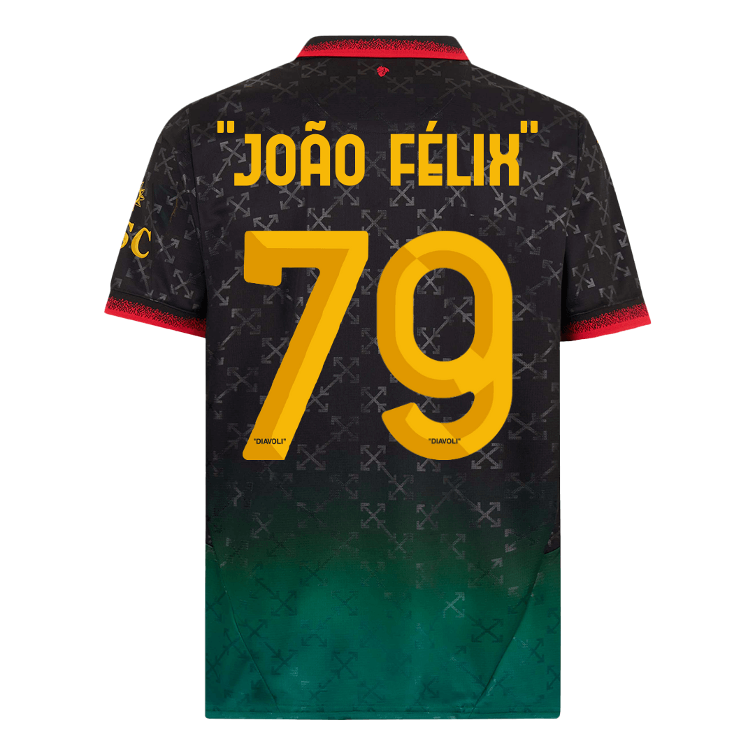 JOÃO FÉLIX #79 AC Mailand Viertes Auswärts-Fußballtrikot 2024/25