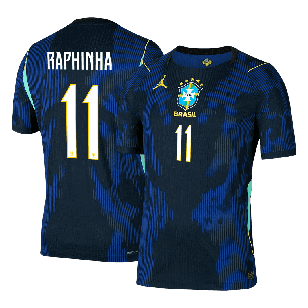 RAPHINHA #11 Brazil Away Player Version Jersey World Cup 2026