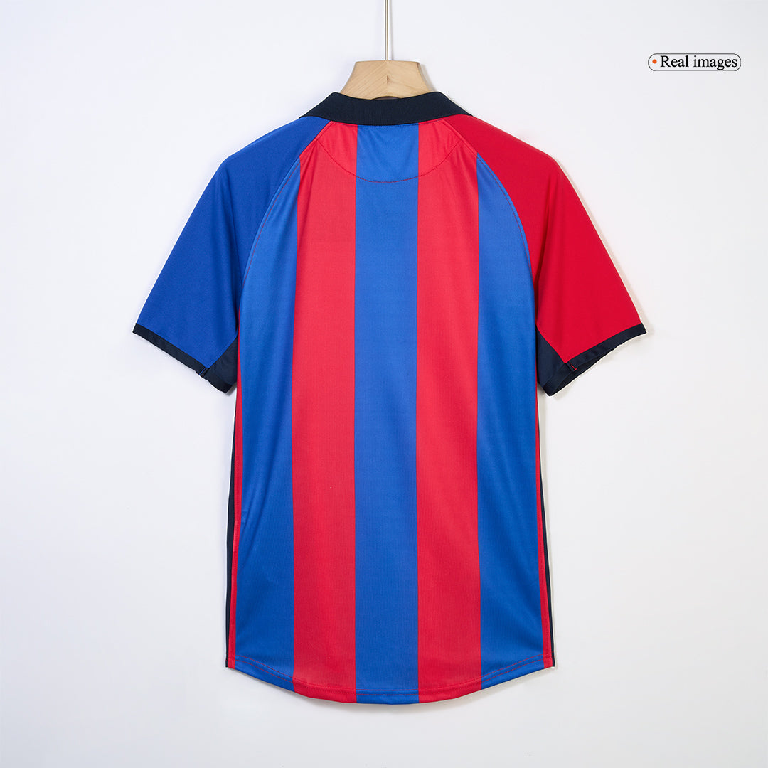 Retro Jersey XAVI #6 Barcelona Retro Jersey Home Soccer Shirt 2001/02