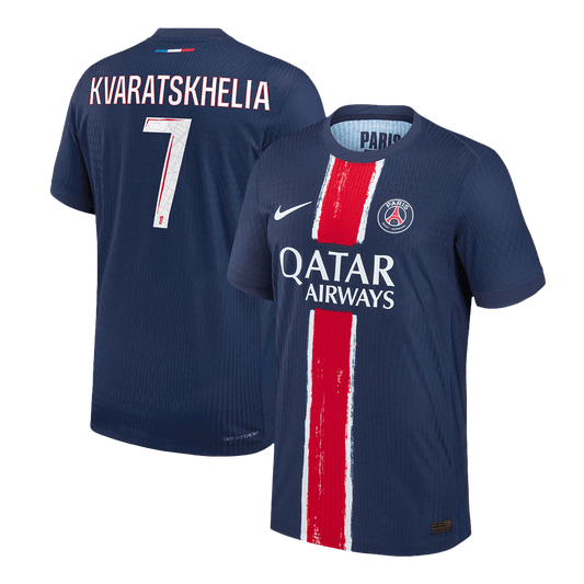 PSG Authentic KVARATSKHELIA #7 Soccer Jersey PSG Home Shirt 2024/25