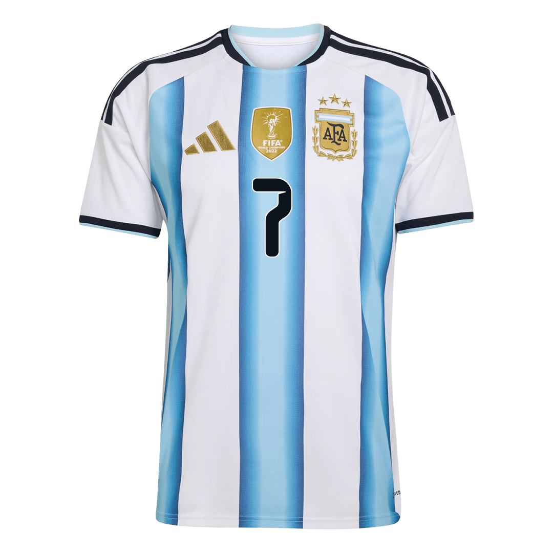 DE PAUL #7 Argentina Home Soccer Jersey 2026