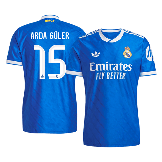 ARDA GÜLER #15 Real Madrid Third Away Player Version Jersey 2025/26