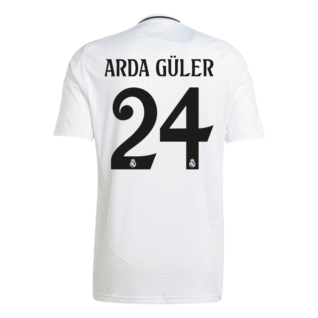 Real Madrid soccer jersey ARDA G¡§1ler #24 Home 2024/25