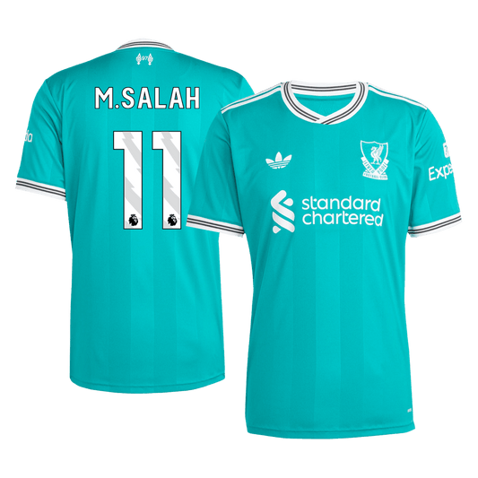 M.SALAH #11 Liverpool Third Away Soccer Jersey 2025/26