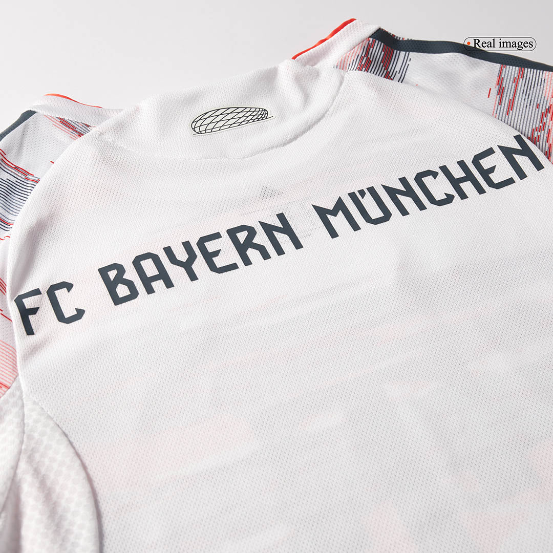 Authentic KANE #9 Bayern Munich Away Soccer Jersey 2025/26 White