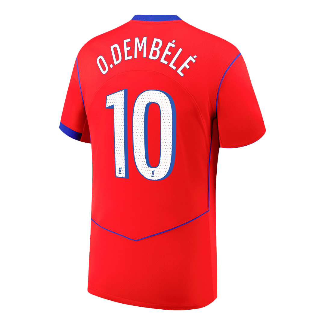 O.DEMBÉLÉ #10 PSG Third Away Soccer Jersey 2025/26