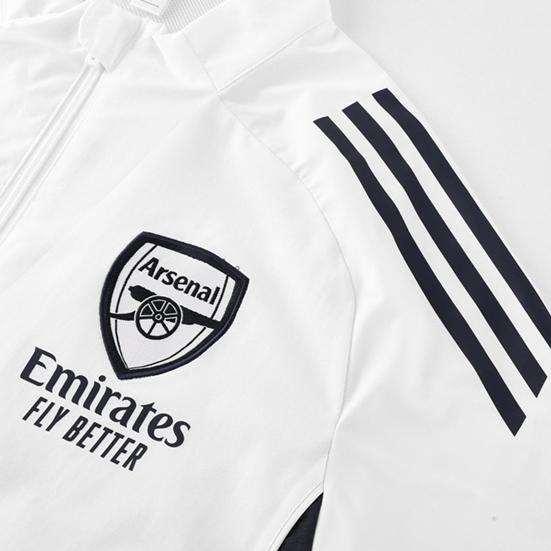 Arsenal Windbreaker Jacket 2025/26 - White