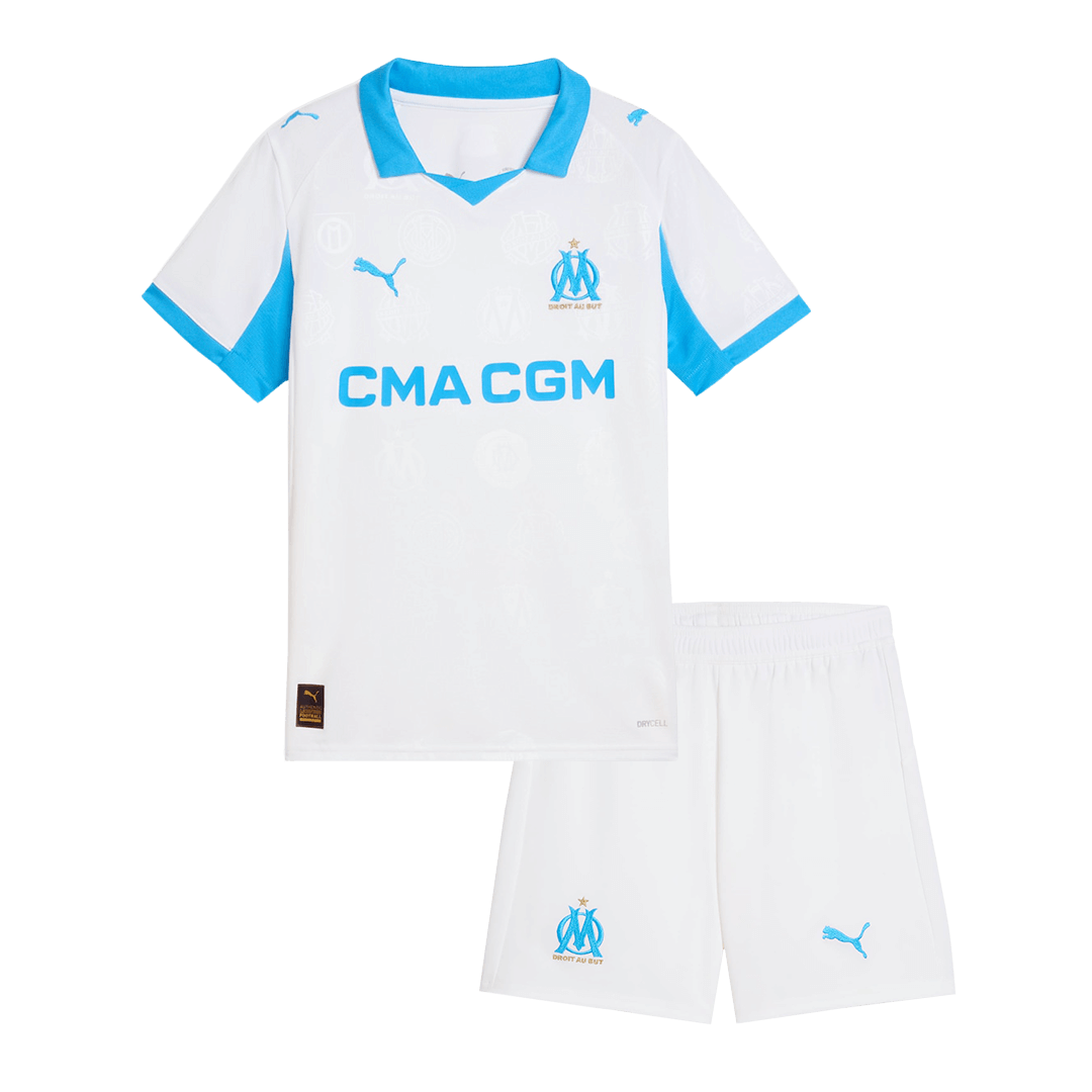Camiseta de fútbol infantil local del Marsella 2025/26
