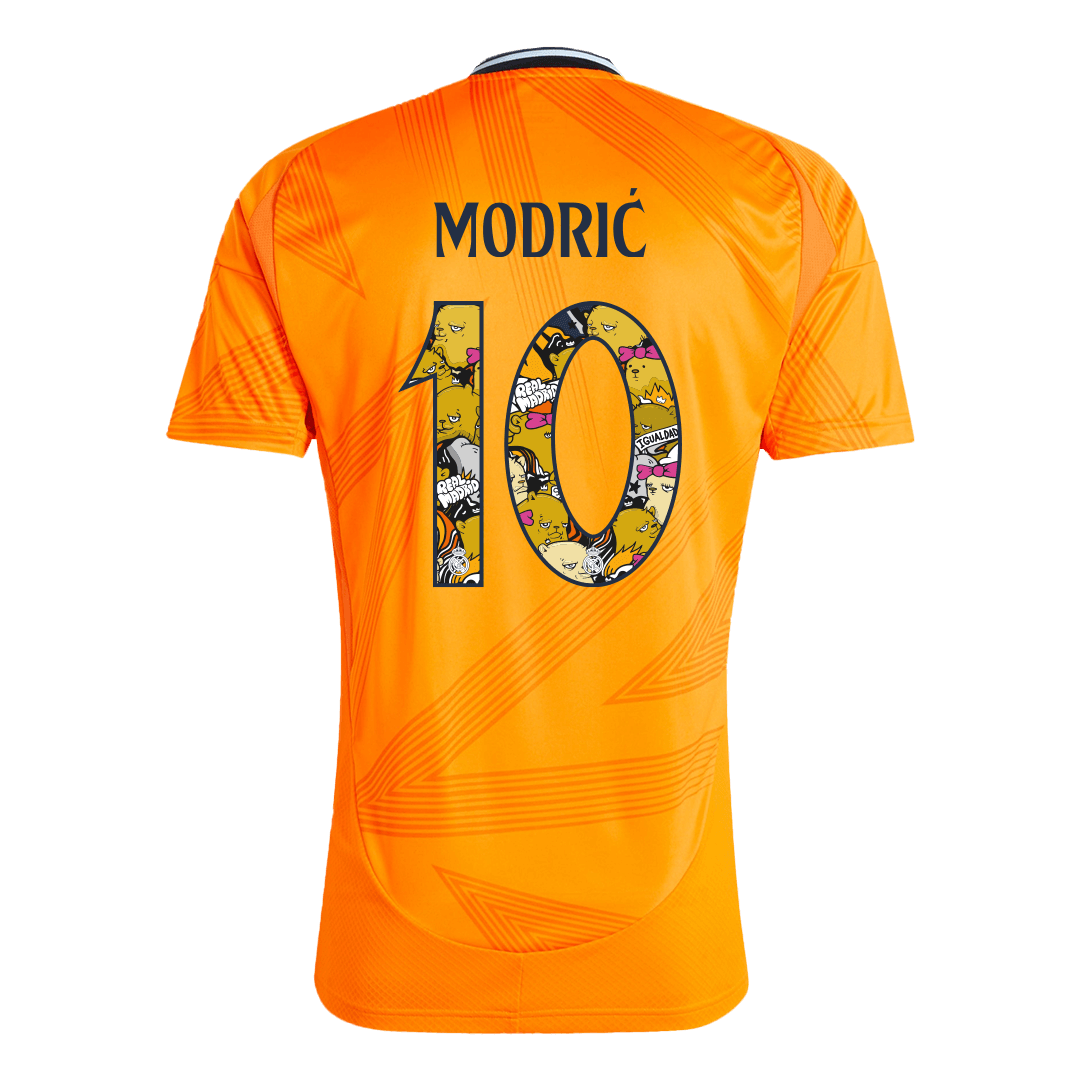 Modri? #10 Real Madrid Away soccer jersey 2024/25 - Bear Champ Font