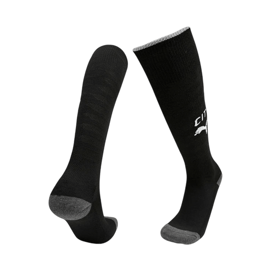 Manchester City Away Soccer Socks 2025/26 Kids
