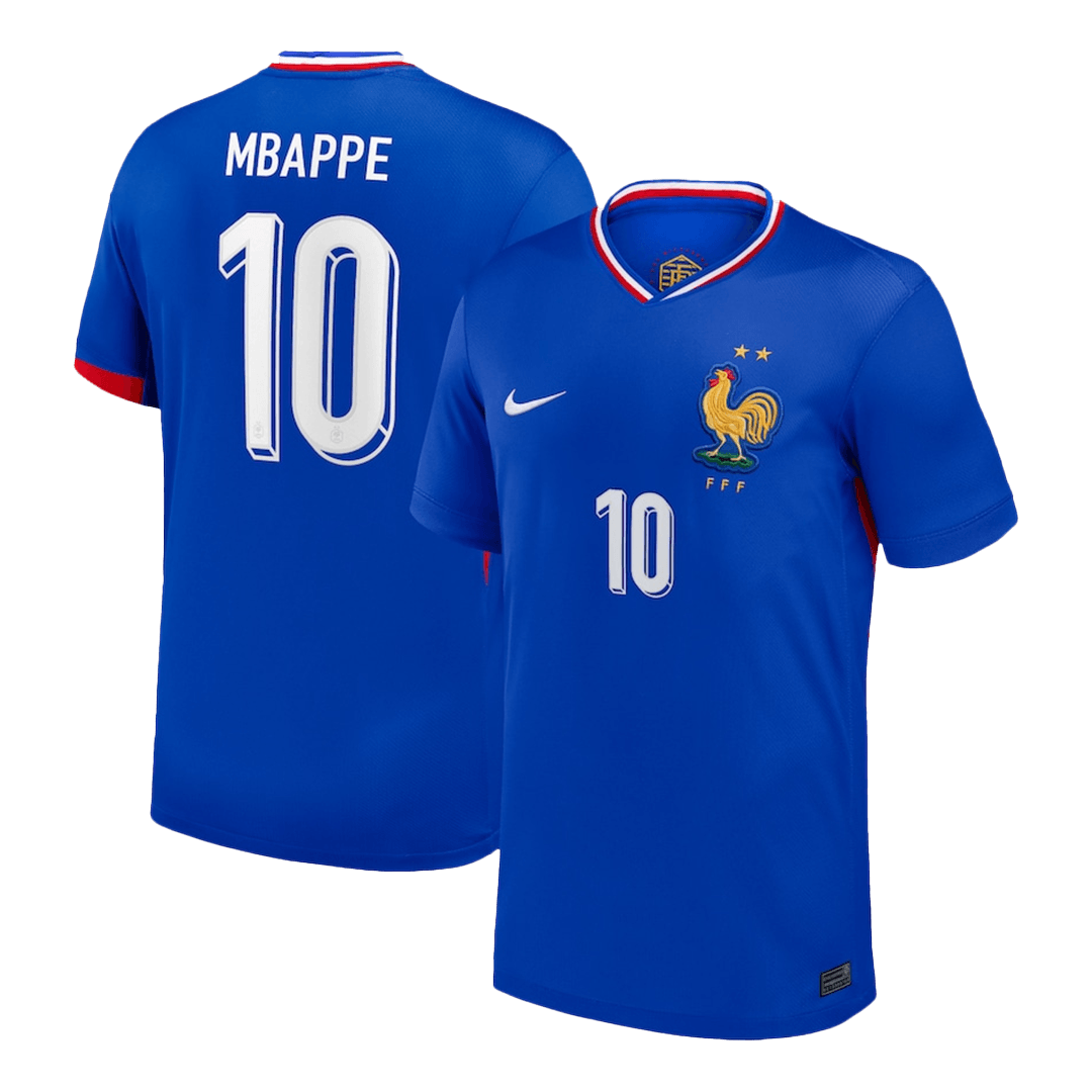 MBAPPE #10 France Soccer Jersey Home Custom Shirt 2024