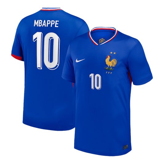 MBAPPE #10 France Soccer Jersey Home Custom Shirt 2024