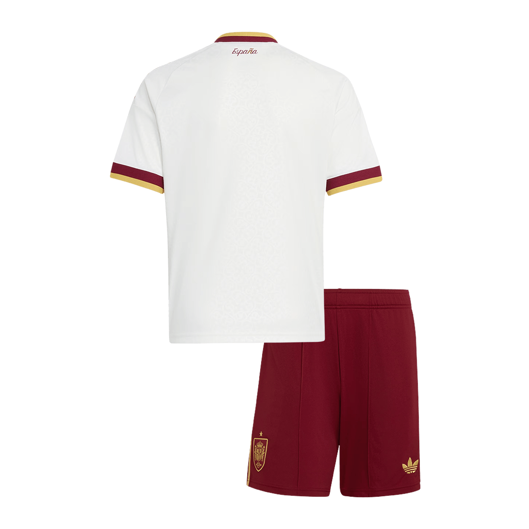 Spain Away Kids Soccer Jerseys Kit World Cup 2026